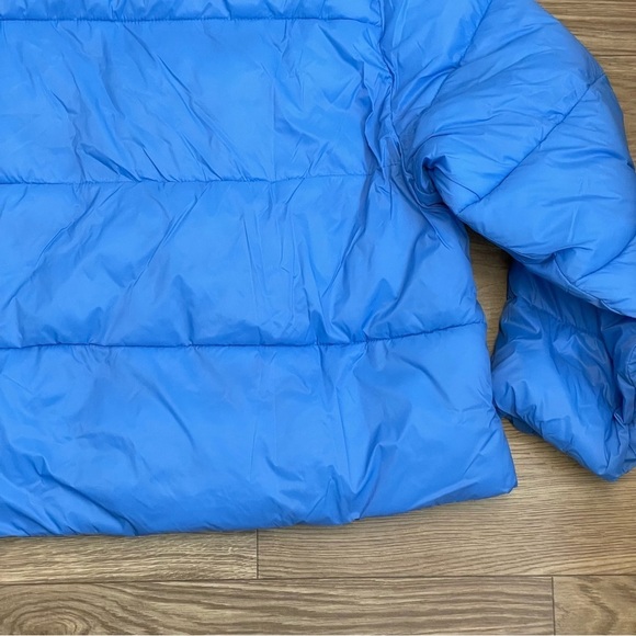 Old Navy Blue Short Puffer Water & Frost Resistant Winter Jacket - Picture 15 of 15